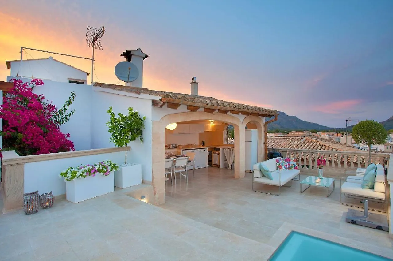 Calle Bou Townhouse Pollensa With Pool Villa